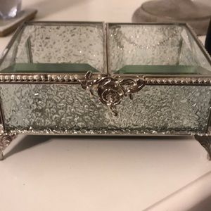 Glass rose box